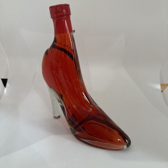 Unbranded Other - Glass Stiletto Decor Shoe- Red FOR Display Only Heel 8.5”Tall New Sealed Full